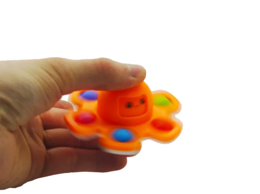 Pieuvre Spinner Avec Pop Toy