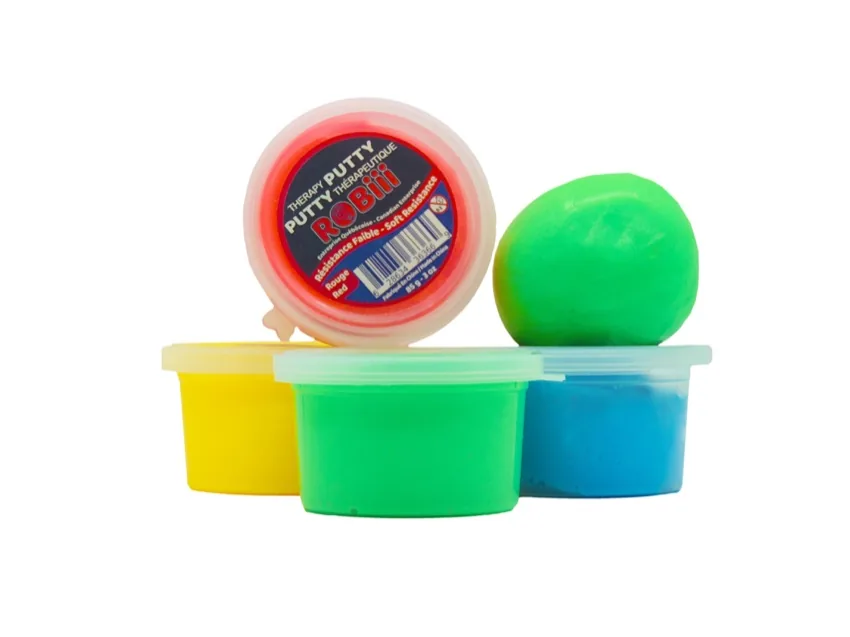 Les quatre couleurs de Putty Thérapeutique Robiii
