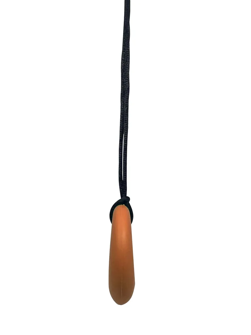Pendentif barre brun du collier mâchouilleur