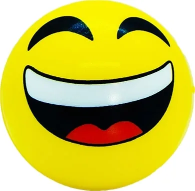 Balle anti-stress Emoji au grand sourire