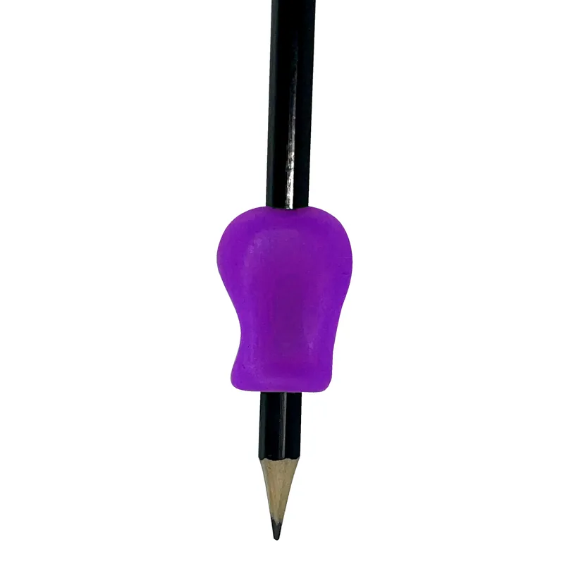 Prise pour crayon violette sur un crayon