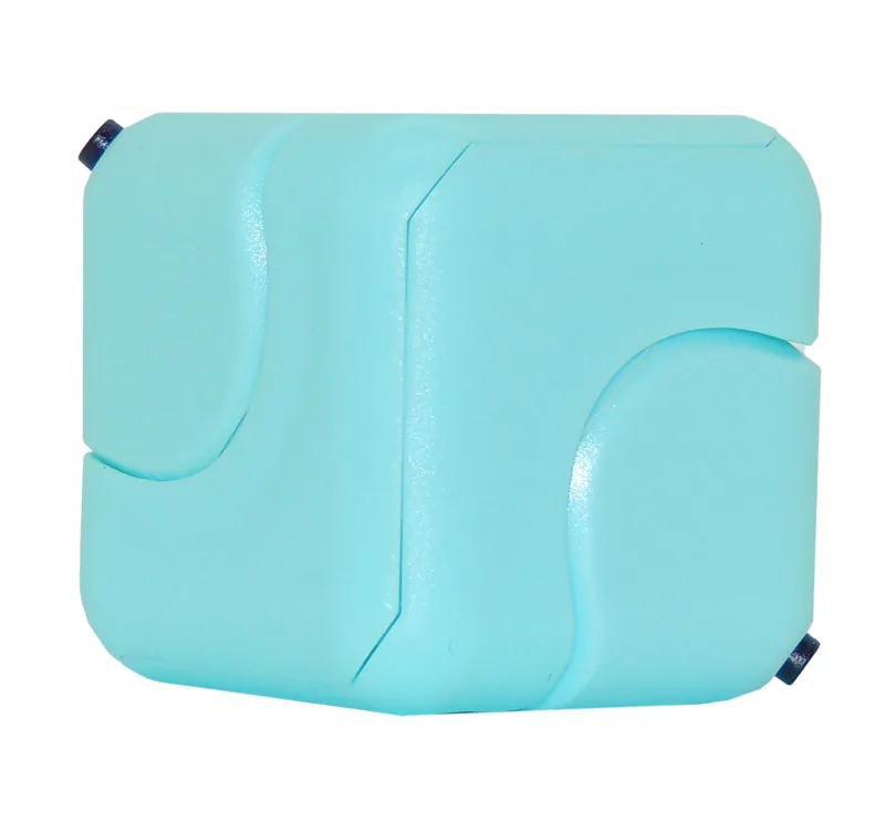 Cube tournant fidget bleu