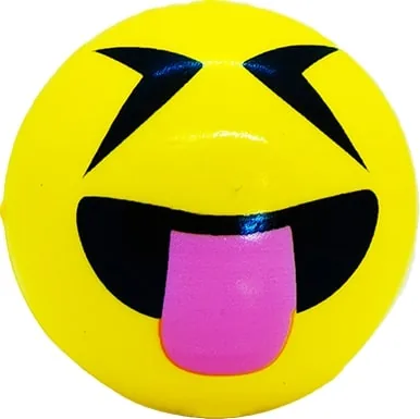 Balle anti-stress Emoji qui tire la langue