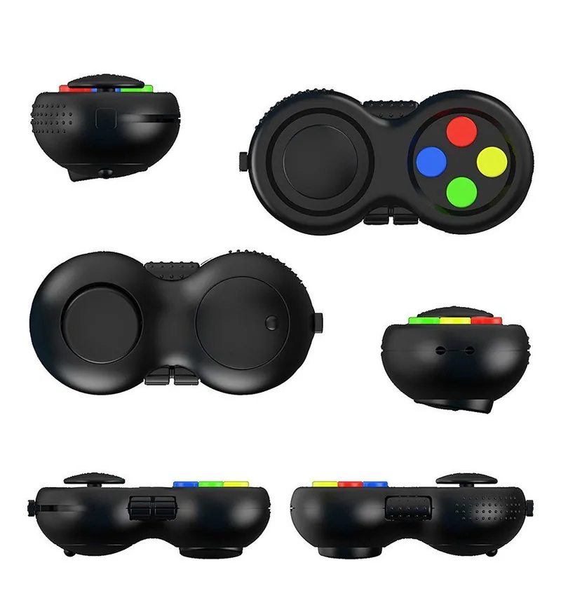 Fidget Pad vu sous six angles