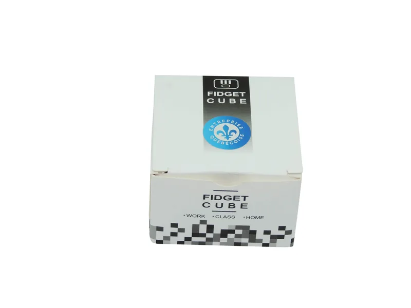 Boîte d'emballage du Fidget Cube