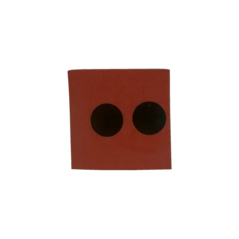 Dé en mousse rouge, face deux