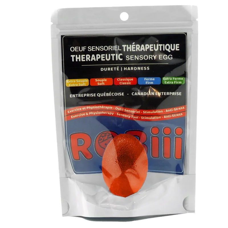 Œuf Sensoriel thérapeutique Rouge Classique