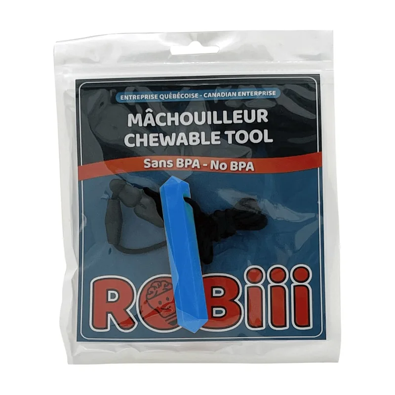 (O,R,B,J)Collier Mâchouilleur Diamant — Mâchouilleurs, jouet sensoriel Robiii pour TDAH, autisme et anxiété